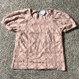 Blush Maeve Top (Anthropologie)
